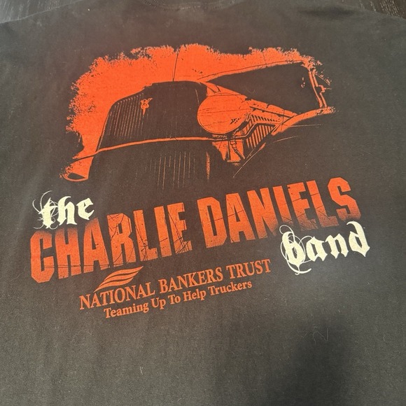 Charlie Daniels Band T Shirt Truckers XL Black - Picture 4 of 7